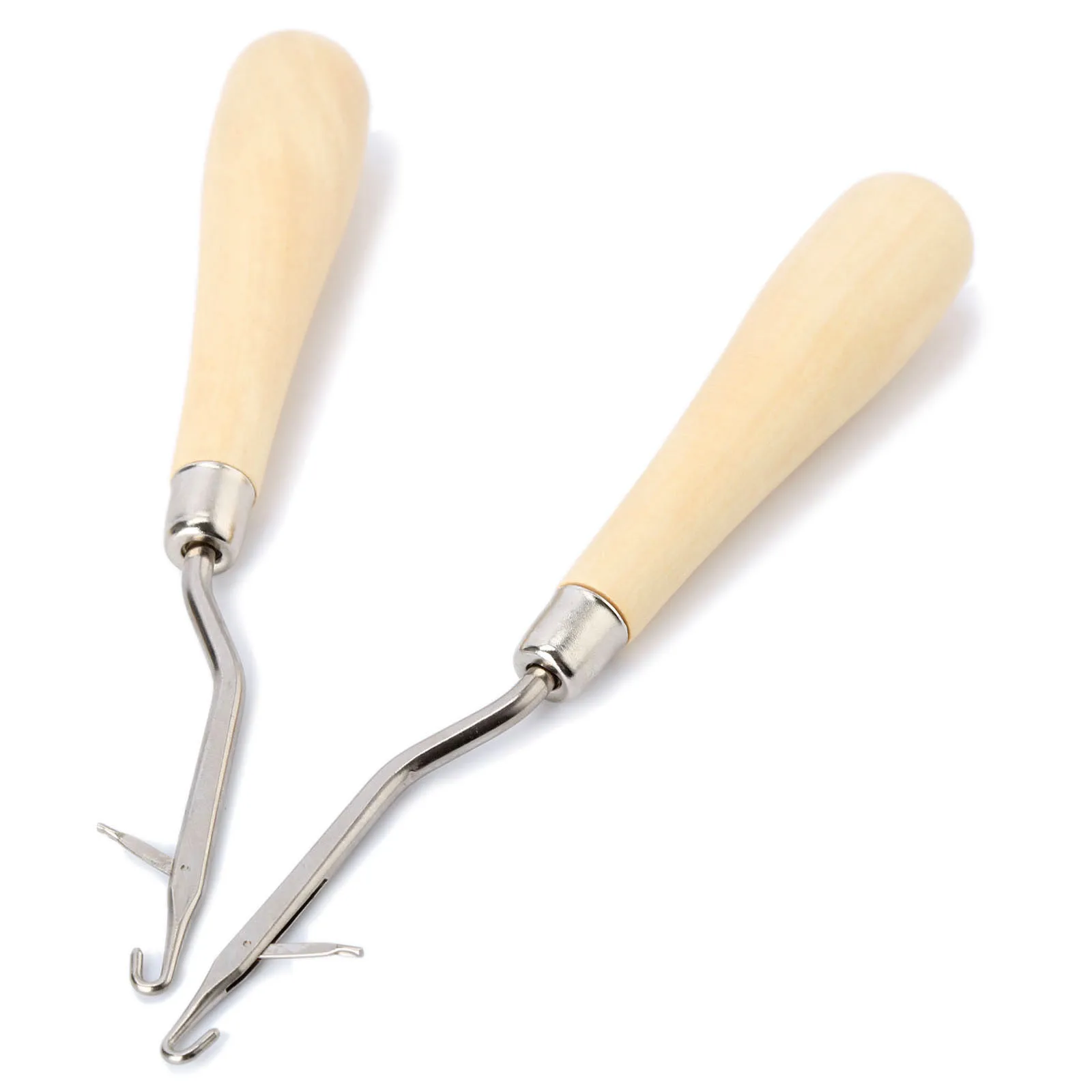 1 шт. деревянная ручка защелка крючок вплетаемые волосы иглы парики Вязание