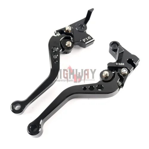 Ручка тормоза мотоцикла бар рычаг с ЧПУ алюминий короткое Регулируемая сцепные