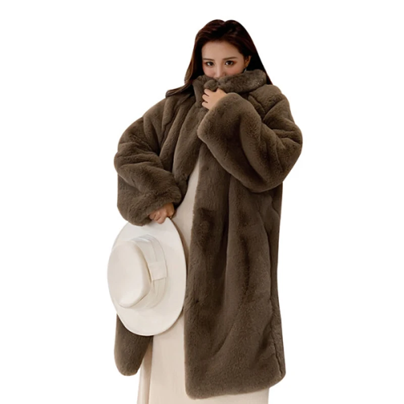 Новинка 2019 стильная норковая Меховая куртка женская одежда пальто с