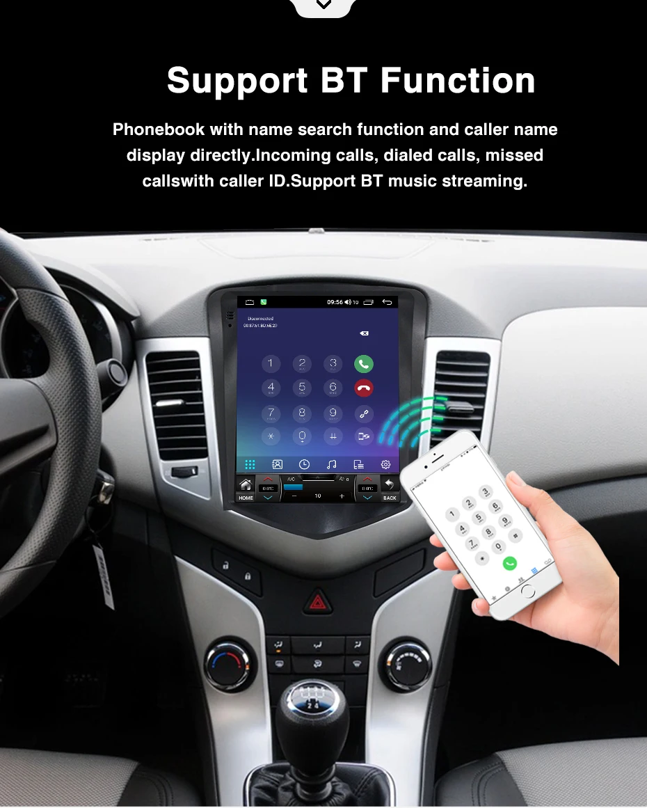 Автомобильный радиоприемник IPS RDS DSP для Chevrolet Malibu 2012-2015 Tesla Style Android 11 Carplay