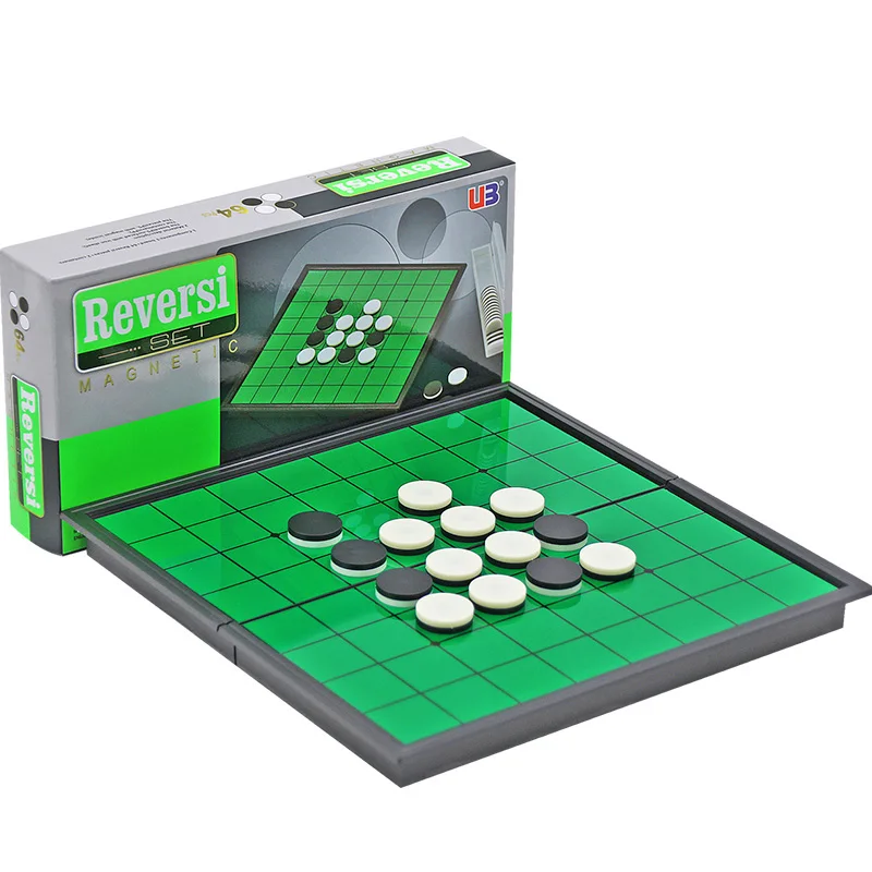 64 шт Reversi Отелло Магнитная яблока шахматы портативная складная доска родитель