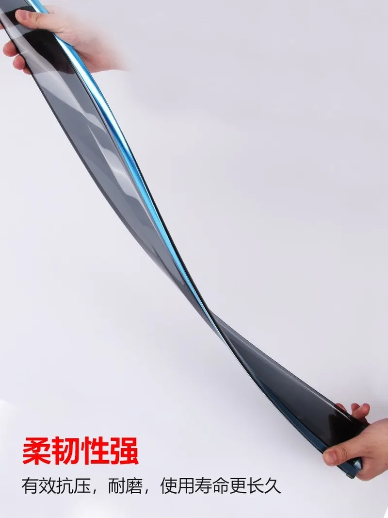 

FOR 4PCS Audi A6 C7 Car Window Visor Decoration Accessories Body Kit To Prevent The Rain Protection Side Spoiler Refit 2012-2018