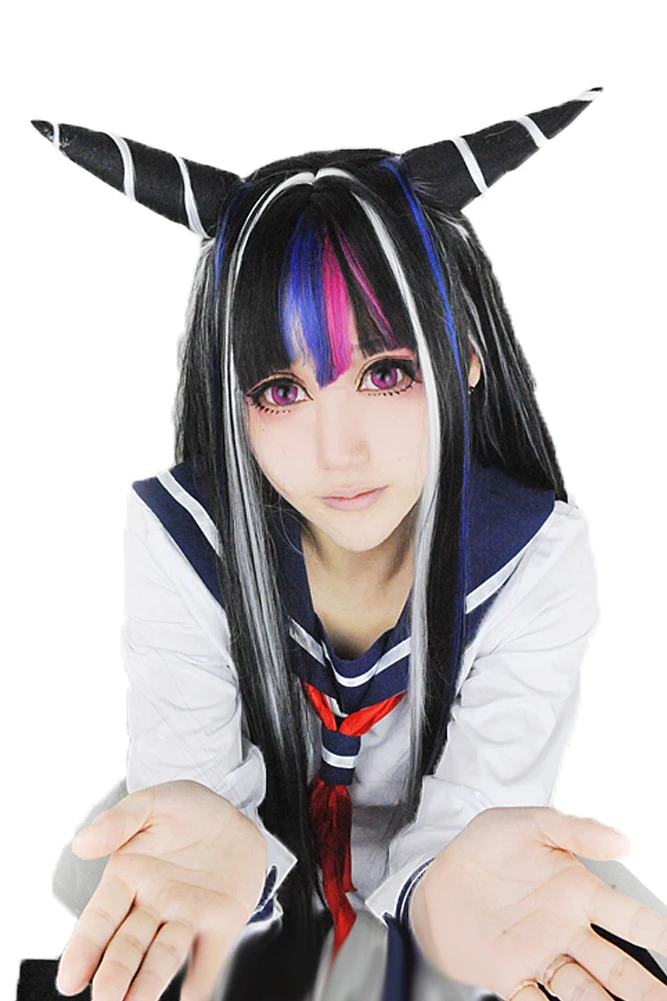 Парик для косплея миоды Ибуки из данганронпа термостойкие синтетические волосы