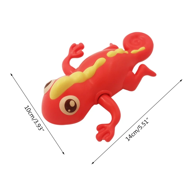 

Baby Bath Toy Spray Water Floating Wind-up Lovely Lizard Swimming Pool Model Fun & Interactive for Boys Girls Shower