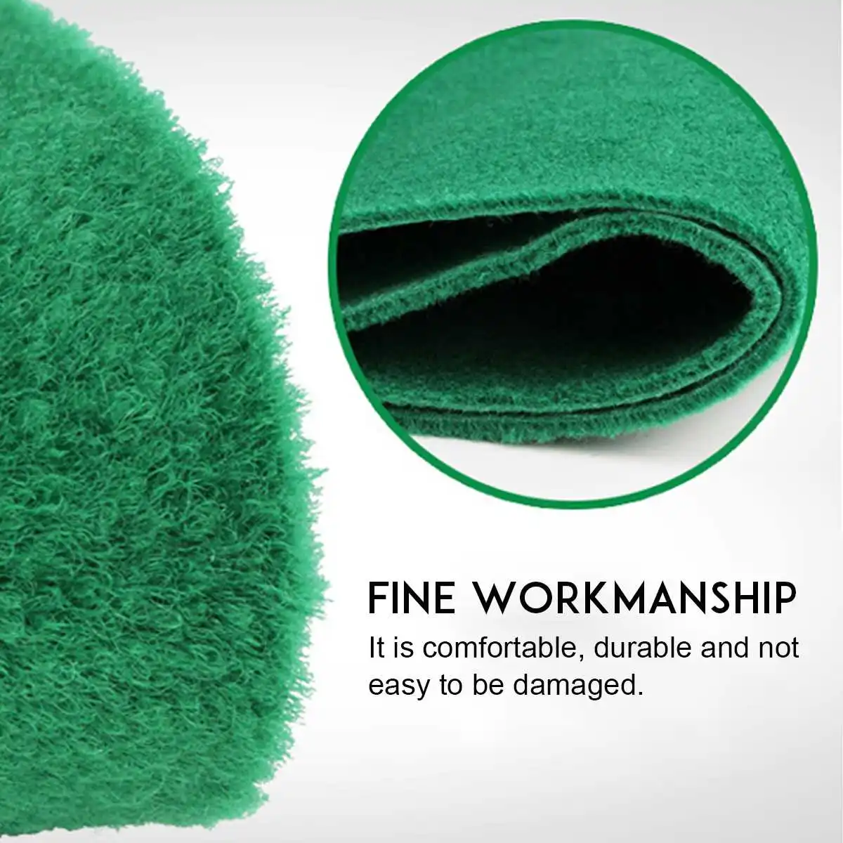 Online 2M Golf Putting Mat +Golf Putter +5PCS Golf Ball Trainer Green Putter Carpet Practice Set Ball Return Mini Golf Putting Fairway