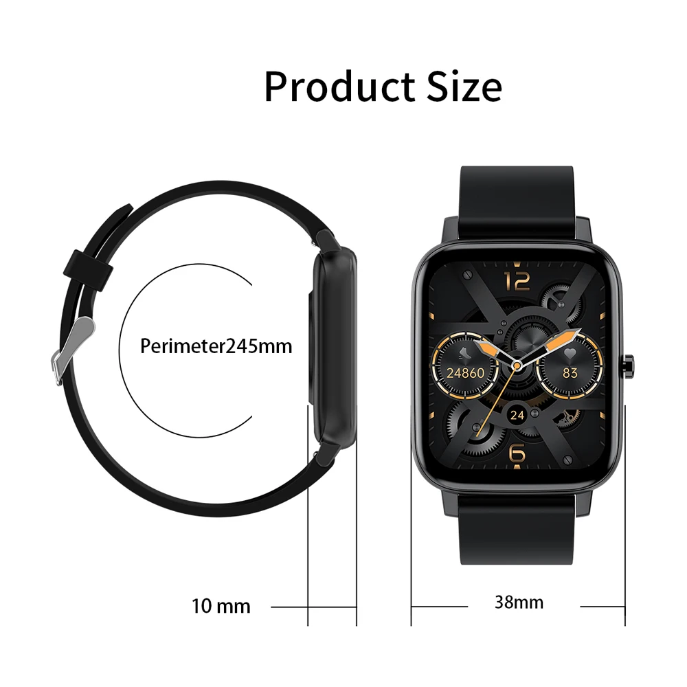 

H80 Men Smart Watch IP67 Waterproof Smartwatch Women Heart Rate Monitor Blood Pressure Pedometer Sports Watch Custom Watch Face