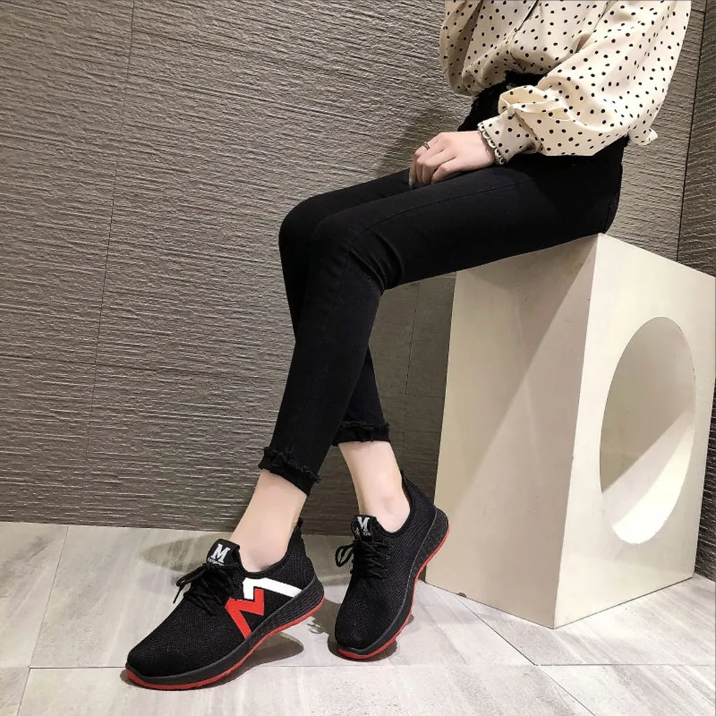 Женские кроссовки с сеткой теплые сетчатые для бега повседневная обувь зима