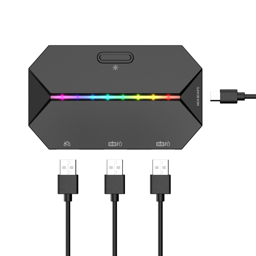 

G6L Converter for Switch for XboxPS4 Console Gamepad to Keyboard and Mouse Converter 5V Input Voltage 100mA Working Current