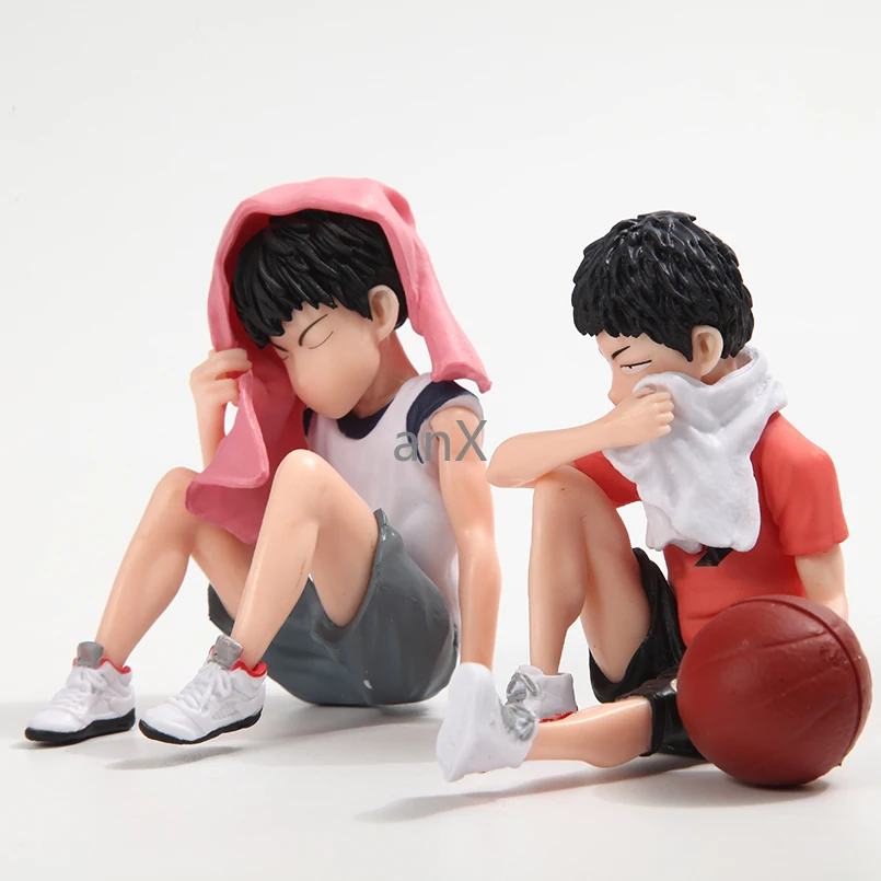 

5pcs Anime SLAM DUNK Sakuragi Hanamichi PVC Action Figures Rukawa Kaede Akagi Takenori Mitsui Hisashi Collection Model Toys 10cm