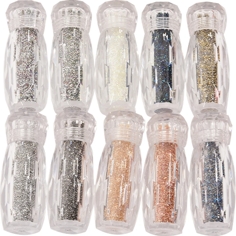 

1 Bottle Mini Fine 3D Nail Rhinestones Crystals Caviar Rhinestones DIY Manicure Metal Art Nail