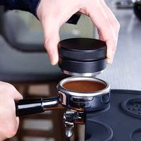 51mm stainless steel coffee distributor espresso distribution tool leveler 3 angled slopes adjustable palm tamper accessories