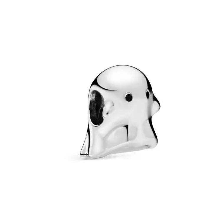 BBee Осенние забавные серебряные бусины-привидения подвески кулон подходят для