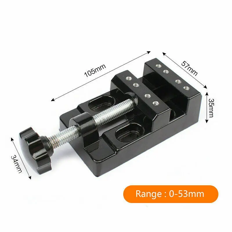 

Mini Flat Clamp Table Jewelry Bench Clamp Drill Press Vice Opening for Nuclear
