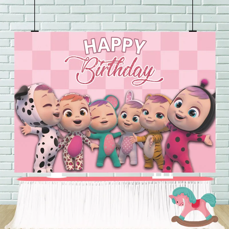 Фон для фотосъемки детей с изображением плача ребенка вечеринки в честь Дня