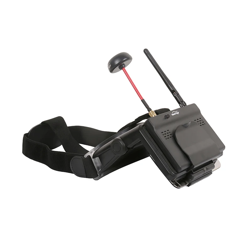 

Hawkeye 5 Inch FPV Monitor/Display Screen with Head Wear AR Glasses Receives Double Receiver 5.8GHZ Refraction