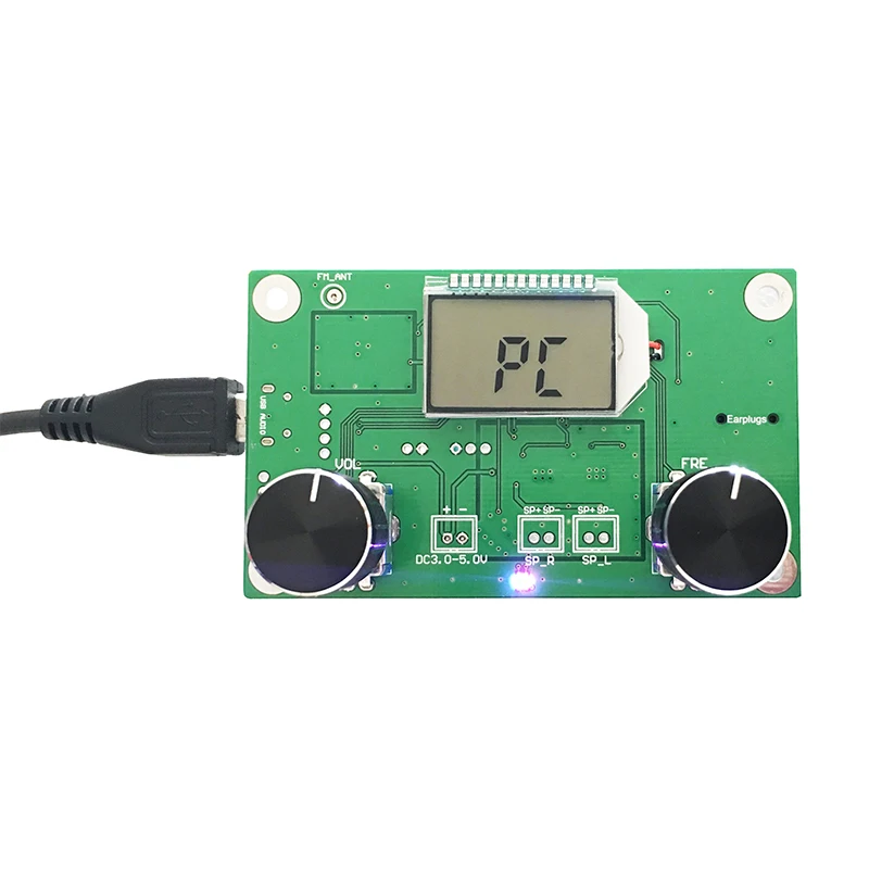 FM передатчик Модуль 3 3-5 0 V 3Wx2 DSP PLL 50 Гц-18 кГц Частотный ЖК-дисплей цифровой Дисплей