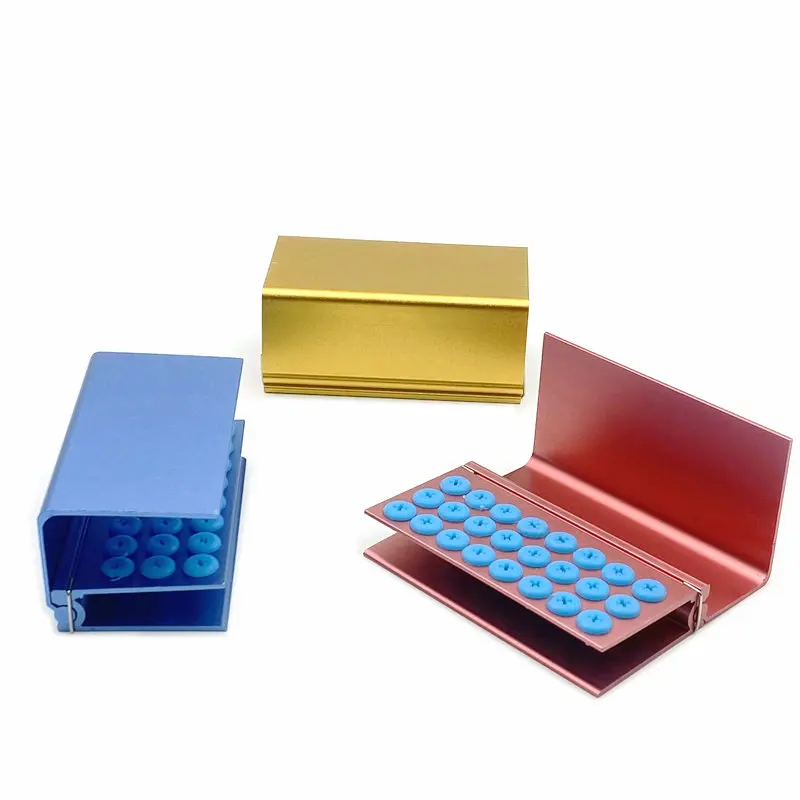 24 Отверстия держатель зубных боров Блок Чехол для высокоскоростных и