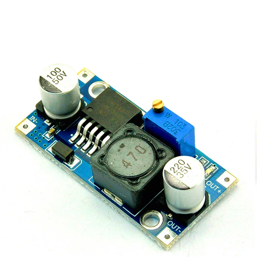 

LM2596 DC-DC Power Supply Module Step Down Converter adjustable regulator IC LM2596S-ADJ 3A 24V to 12V 5V 3V