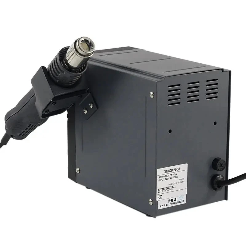 

QUICK 2008 Rework Station ESD Digital Display Heat Air Device Heater Welding Blower 220V 120L/min 100-500