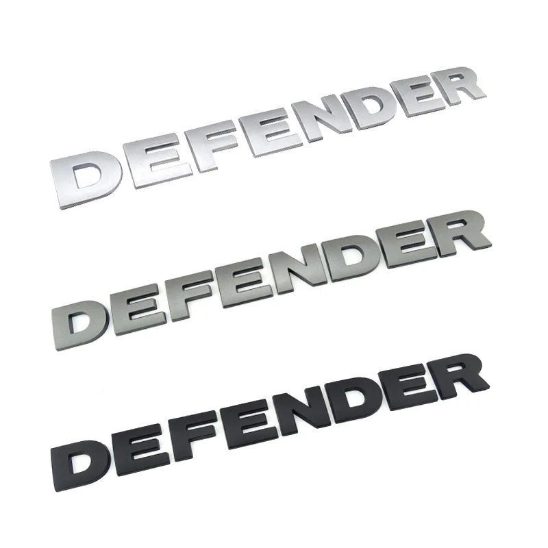 3D Автомобильная наклейка для Land Rover Defender Head Hood Nameplate автомобильный Стайлинг