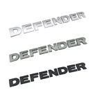 3D Автомобильная наклейка для Land Rover Defender Head Hood Nameplate автомобильный Стайлинг стерео письма значок логотип наклейка Defender Hood Stickaer