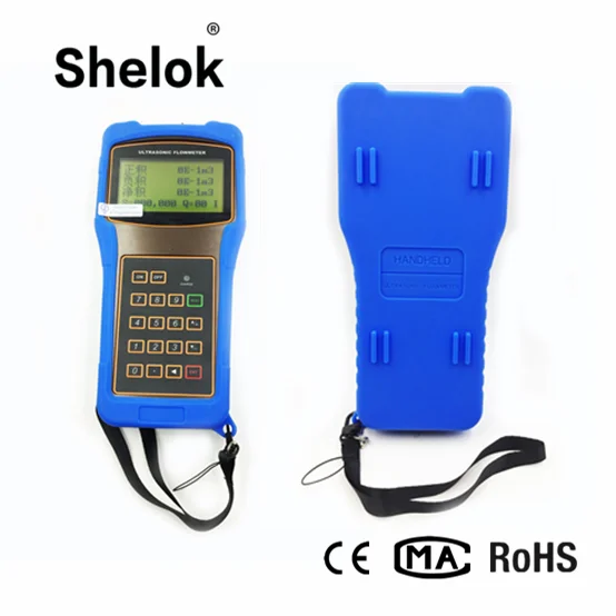 

china supplier handheld portable ultrasonic water flowmeter