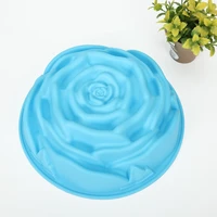 baking tools with anti slip edge rotating base for decorating cake turntable color box food can be colored round shape
