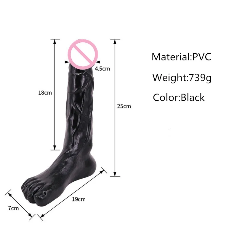 Фаллоимитатор с большой ручкой большая Анальная пробка фаллоимитаторы для
