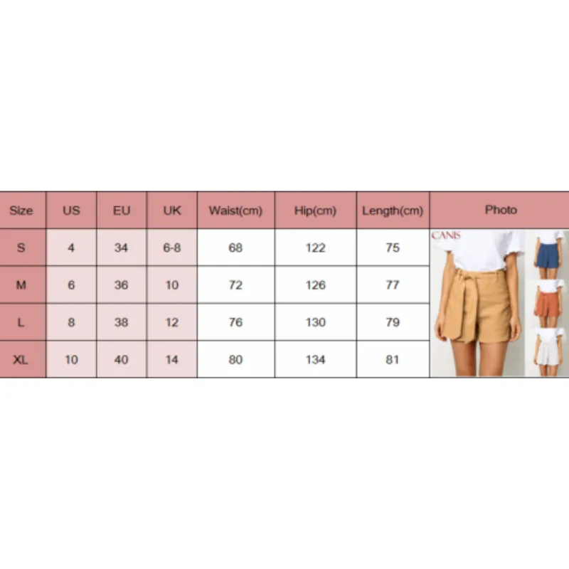 Женские летние пляжные шорты для отдыха повседневные с высокой талией улицы в