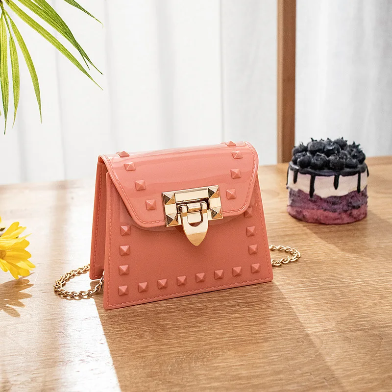

Women's bags female 2021 new mini jelly bag fashion small fresh lock small bag chain bag