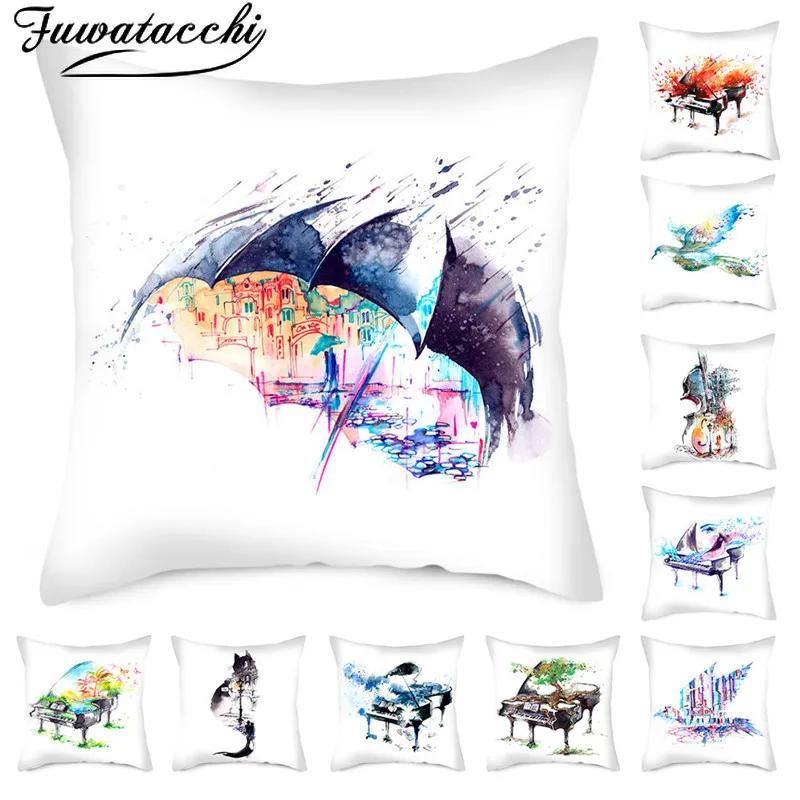 Fuwatacchi абстрактная картина маслом искусственная чехол лошадь животное фото