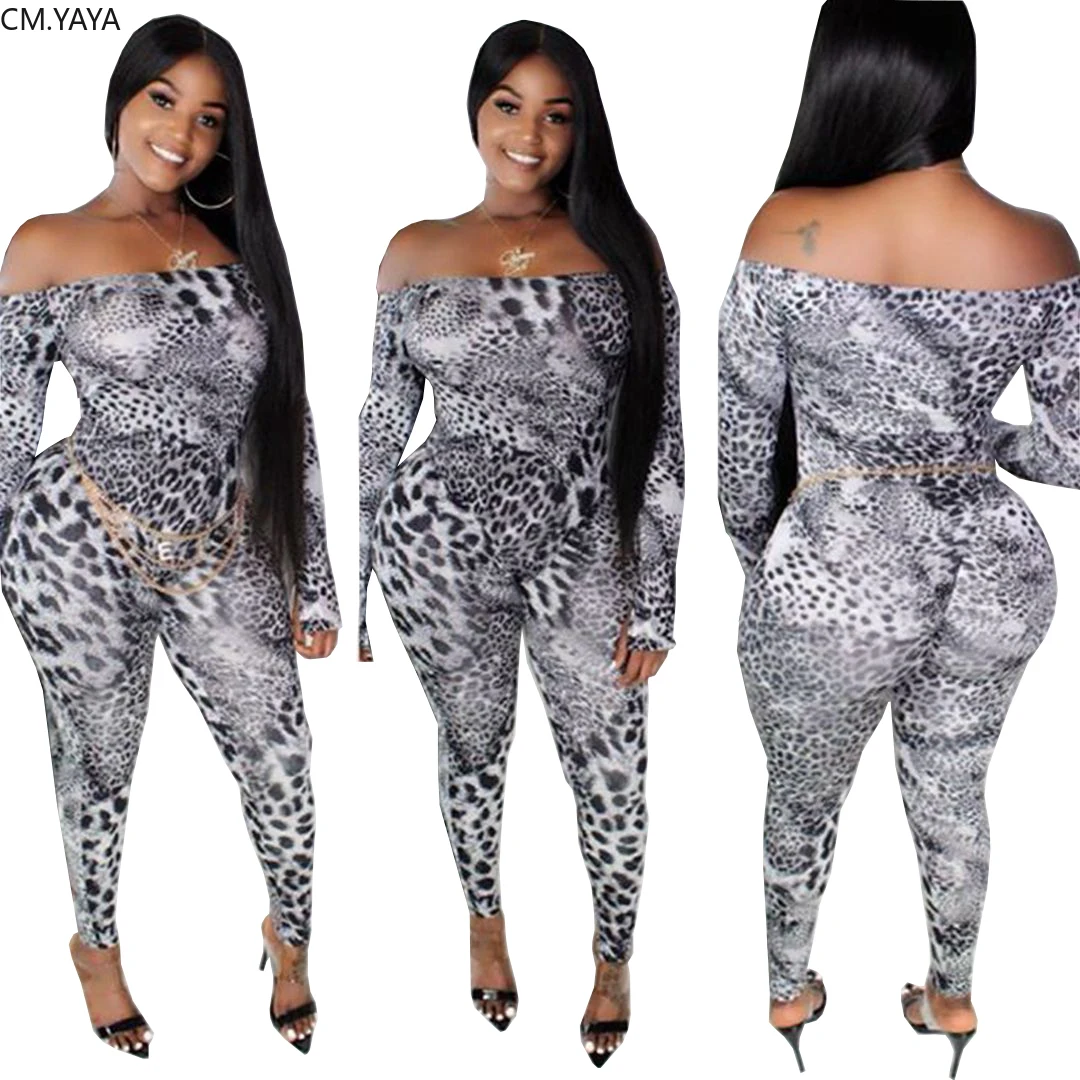 Осенне-зимние женские комбинезоны с вырезом лодочкой и длинным рукавом