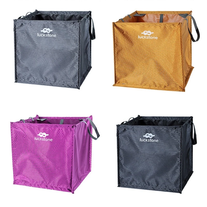 

Nylon Folding Cube Box Container Rock Climbing Arborist Equipment Throw Line Rope Foldable Storage Bag For Camping Hiking