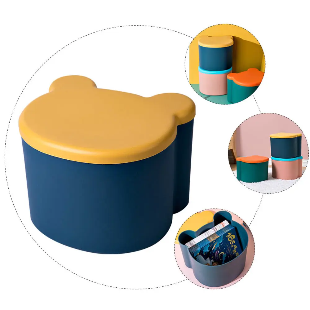 

1Pc Household Sundry Box Multifunctional Storage Box Kids Book Container (Blue)