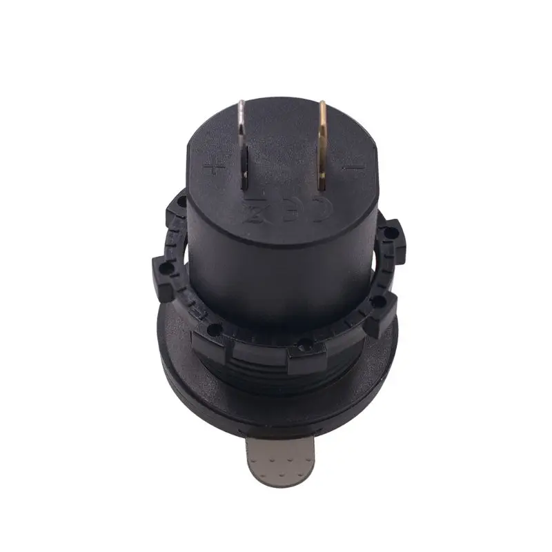 

New Waterproof 12V 24V Motorbike Handlebar USB Mobile Phone Charger 2.4A Socket Adapter Power Outlet With Voltmeter Switch