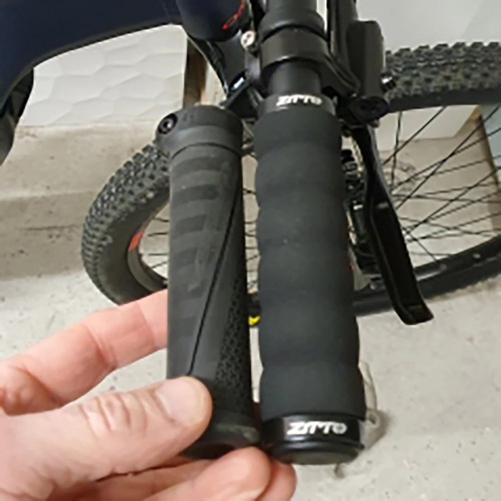 

SKOVAT MTB Bicycle Grips Anti-slip Aluminum Alloy Sponge Lock Grips Bicycle Handlebar Cover Bicycle Accessories