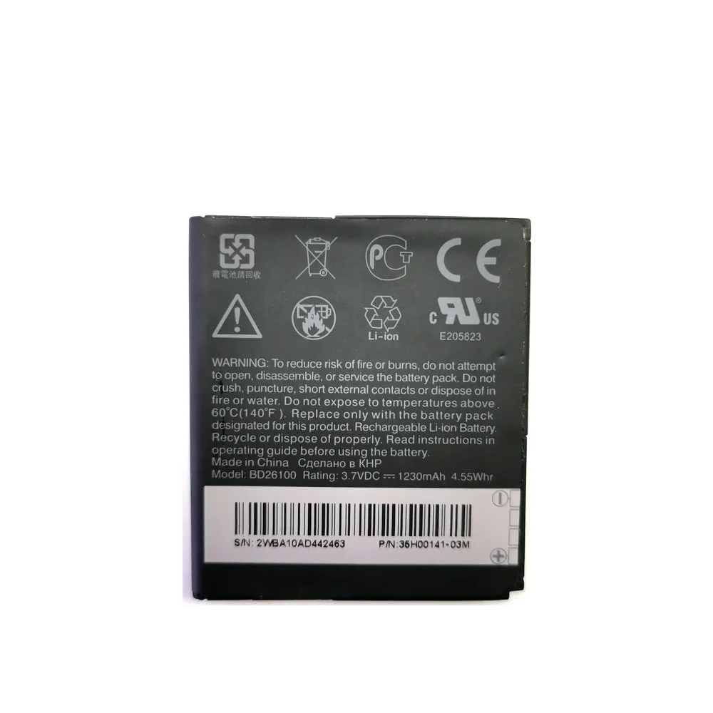 Новый аккумулятор BD26100 1230 мАч для телефона HTC Desire HD G10 Inspire 4G Ace A9191 T8788|battery for htc
