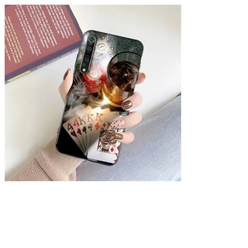 

Poker Joker Fashion Anti Fall Phone Case For Xiaomi 8 9 Se 10 10pro Note 2 3 10 MIX2 S MAX2 3 F1 5X