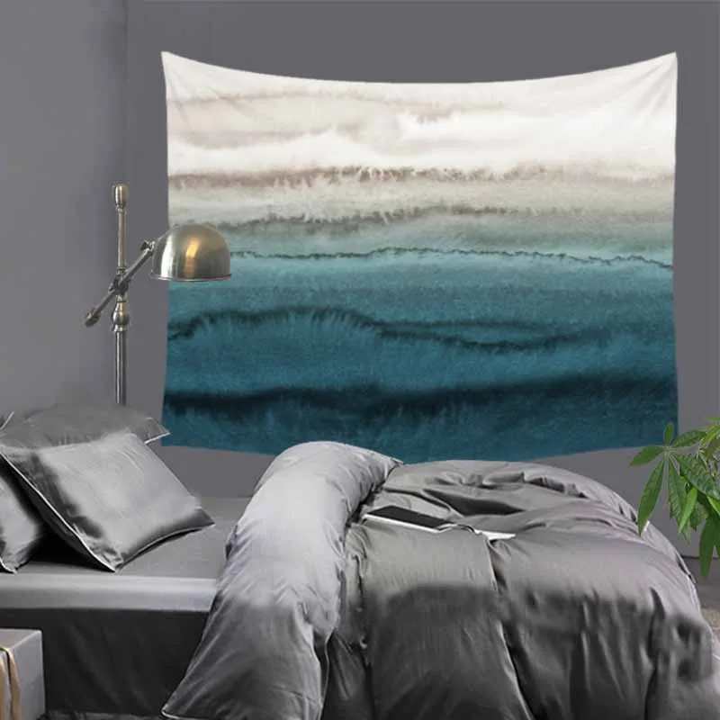 Картина маслом горный гобелен Абстрактная Геометрия Многофункциональный