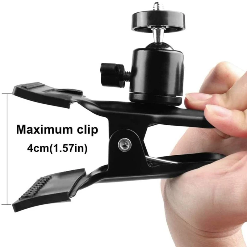 

Live Broadcast Universal Guitar Phone Holder 360 Rotation Thumb Piano Musicians