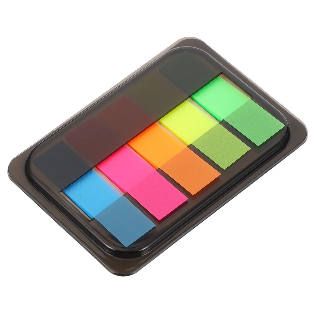 

5 Boxes Fluorescent Sticky Memo Notes Self-adhesive Notes Memo Pads Tabs