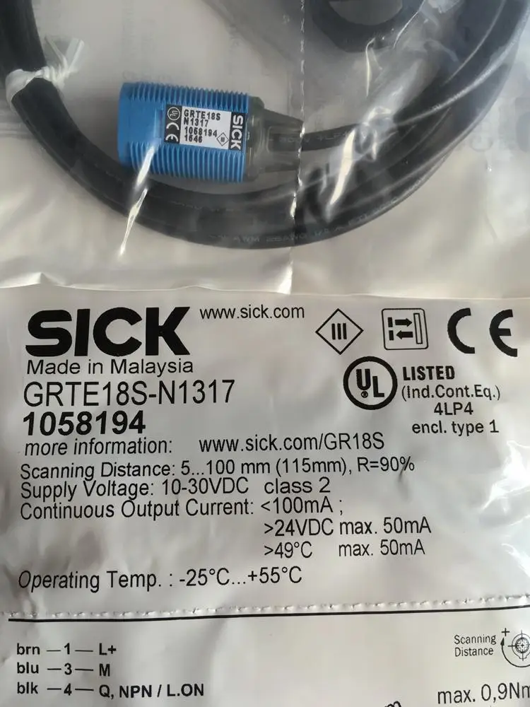 brand new original SICK photoelectric switch GRTE18S-N1317 GRTE18S-N1347 | Инструменты