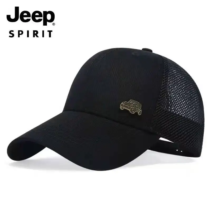 

Jeep-new summer mesh baseball cap DSQ letter cap men and women breathable casual sunscreen sunshade hat trucker hat dad hat