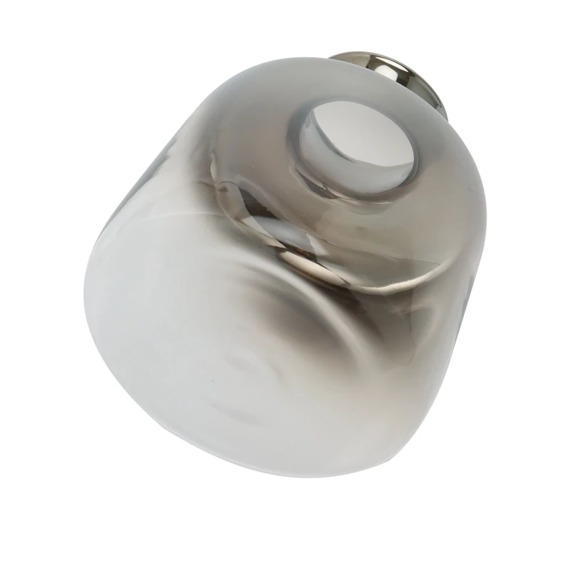 Скандинавская Серебряная стеклянная ваза скандинавские гальванизированные