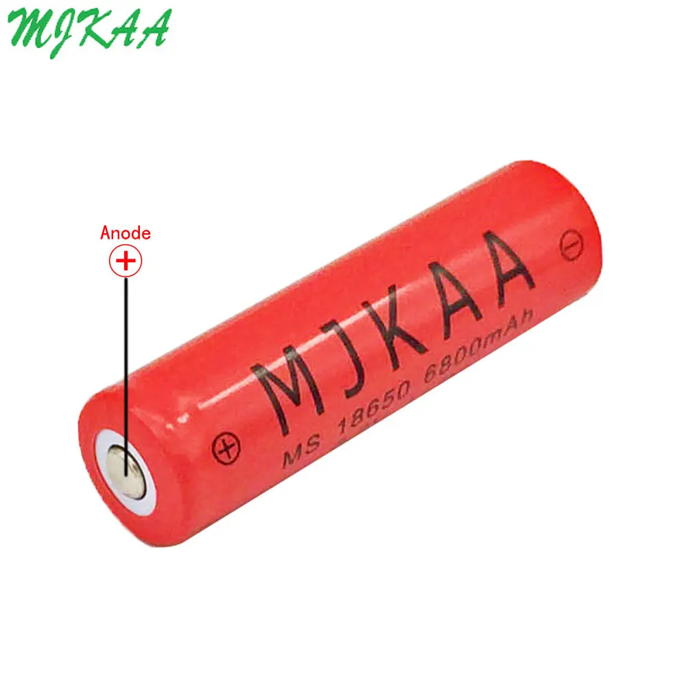 MJKAA Высококачественная аккумуляторная батарея 18650 3 7 в 6800 мАч для фонарика |