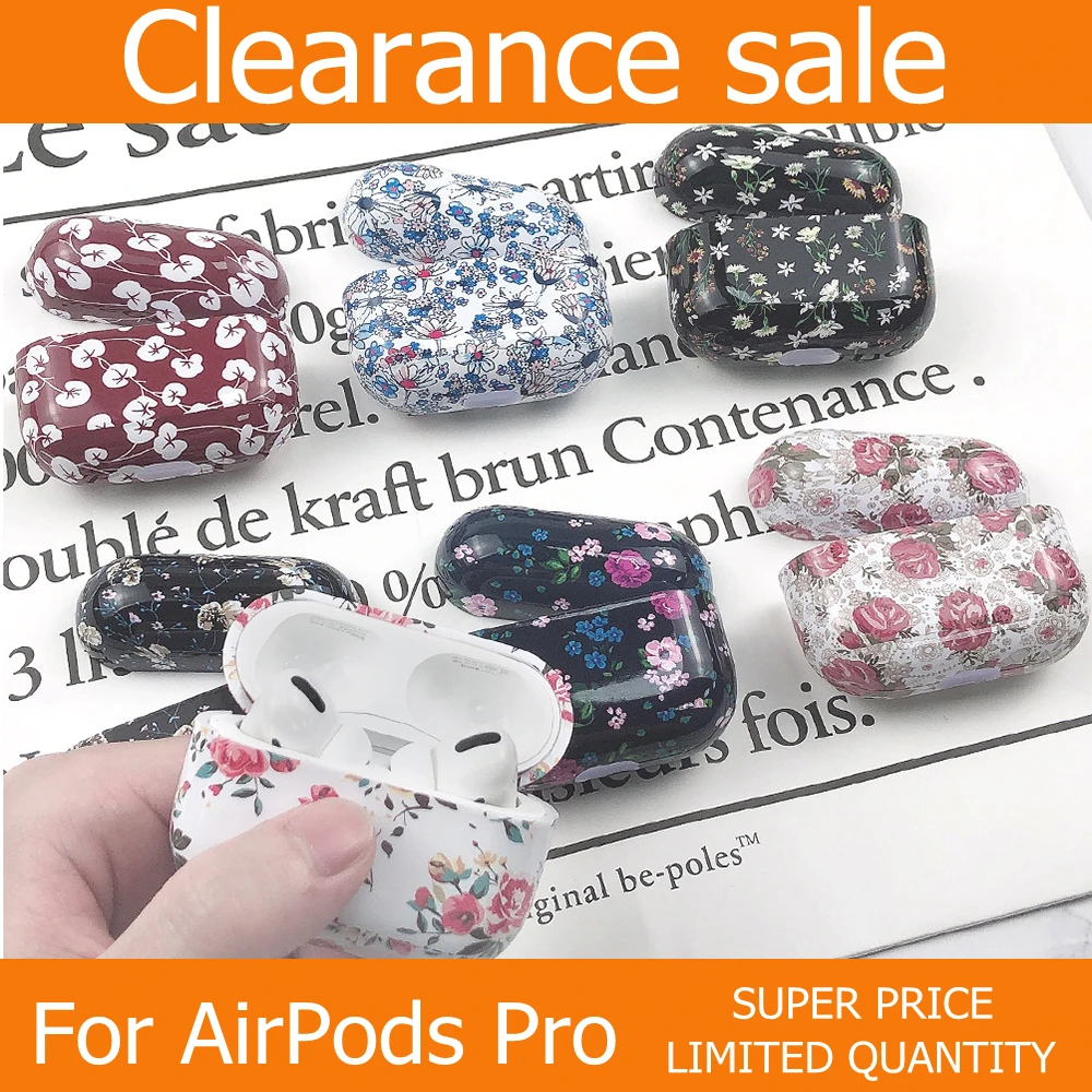 

CLEARANCE SALE !!! Case for airpds pro case hard pc cover for airpods pro cover floral French pastoral case for airpod pro case