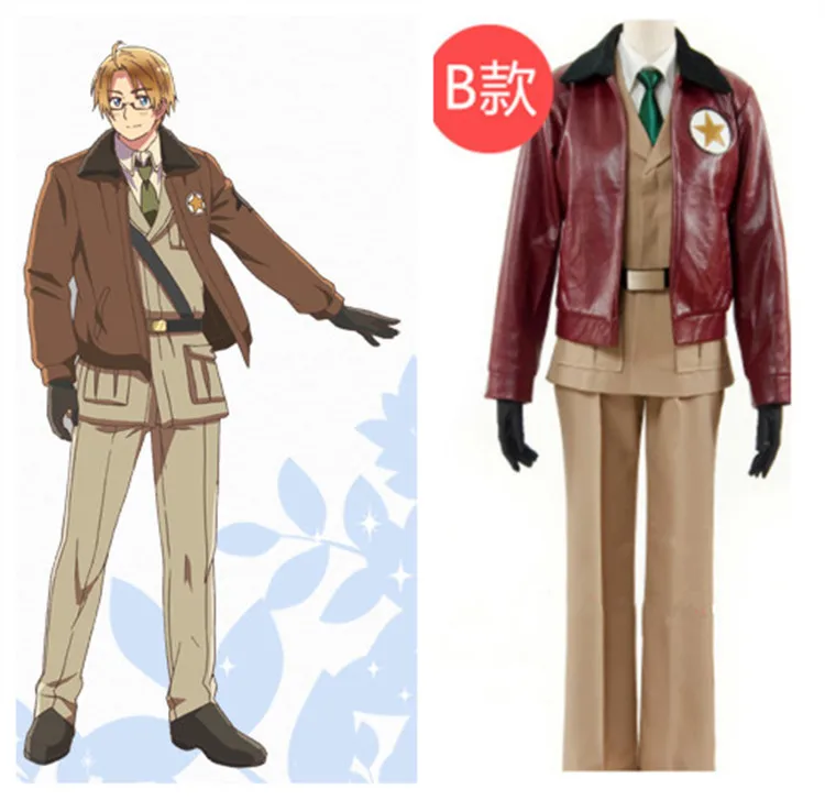 Axis Powers Hetalia Альфред Ф. Америка) хеталия и страны одежда для мальчиков в стиле