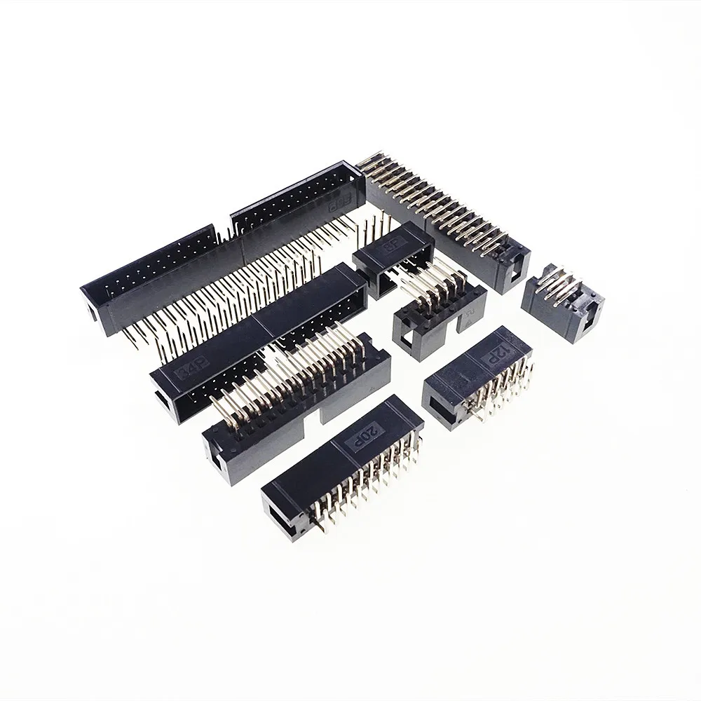 10 Pcs Shrouded Box Header IDC Socket 2.54mm 2x13 Pin 26 P Right Angle Male Square 0.64mm 2 Rows 2.54 Through Hole DIP | Обустройство