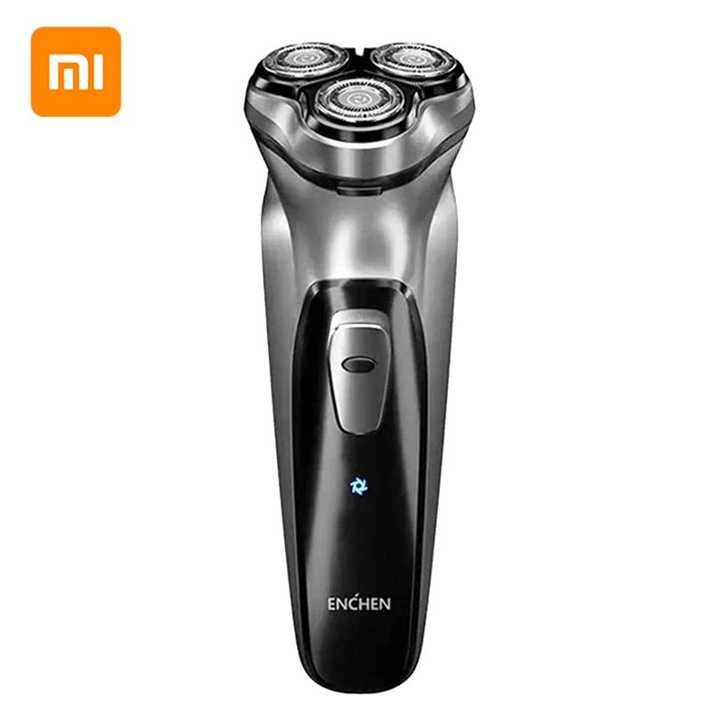 without box Xiaomi Enchen, мужская электробритва, бритва type-C, USB, перезаряжаемая, 3 лезвия, портативный триммер для бороды, машинка для стрижки бакенбард - Цвет: without box