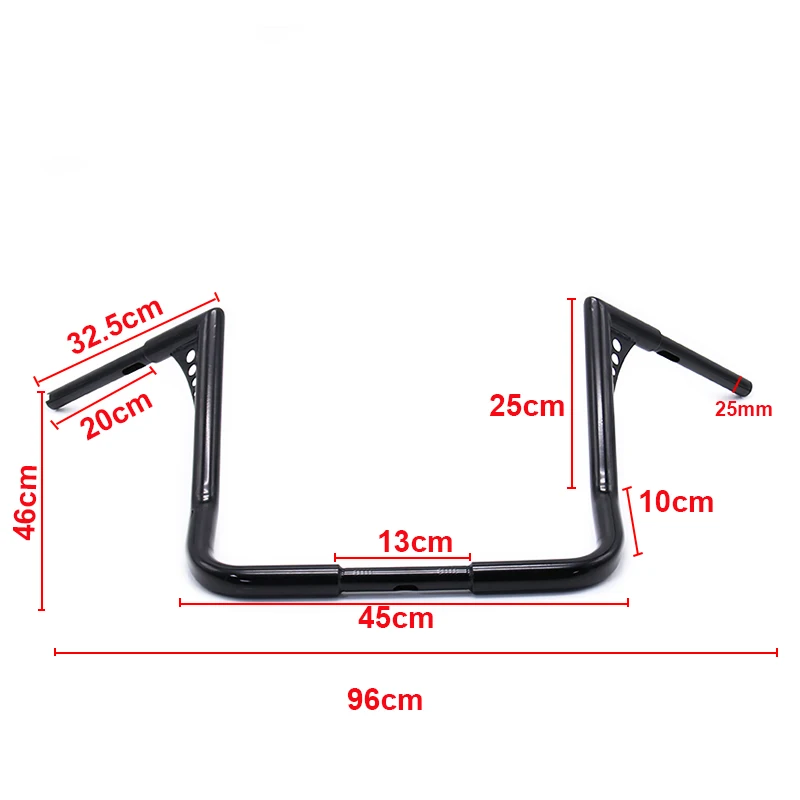 Широкие тяги для мотоцикла подвесная лента на руль 16 дюймов 1-1/4 дюйма Harley Sportster